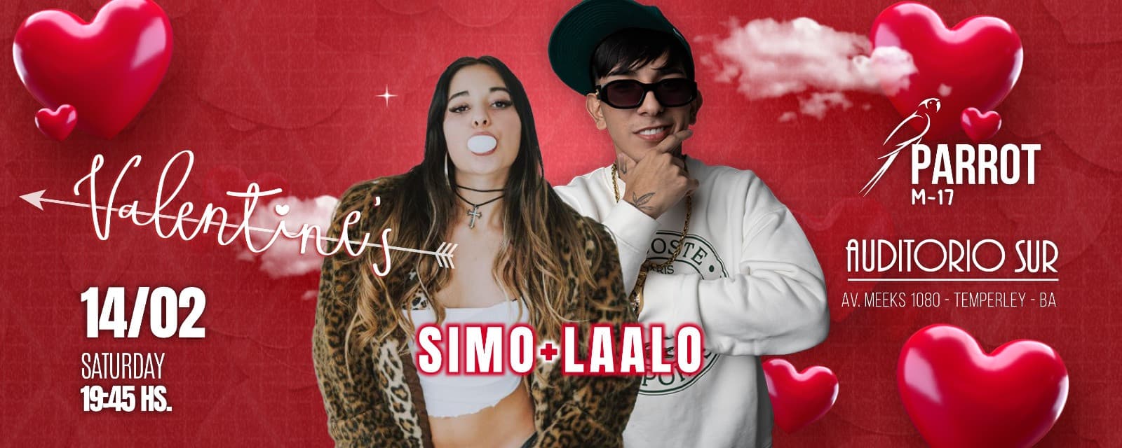 imagen del evento: San Valentin en Parrot Matinee