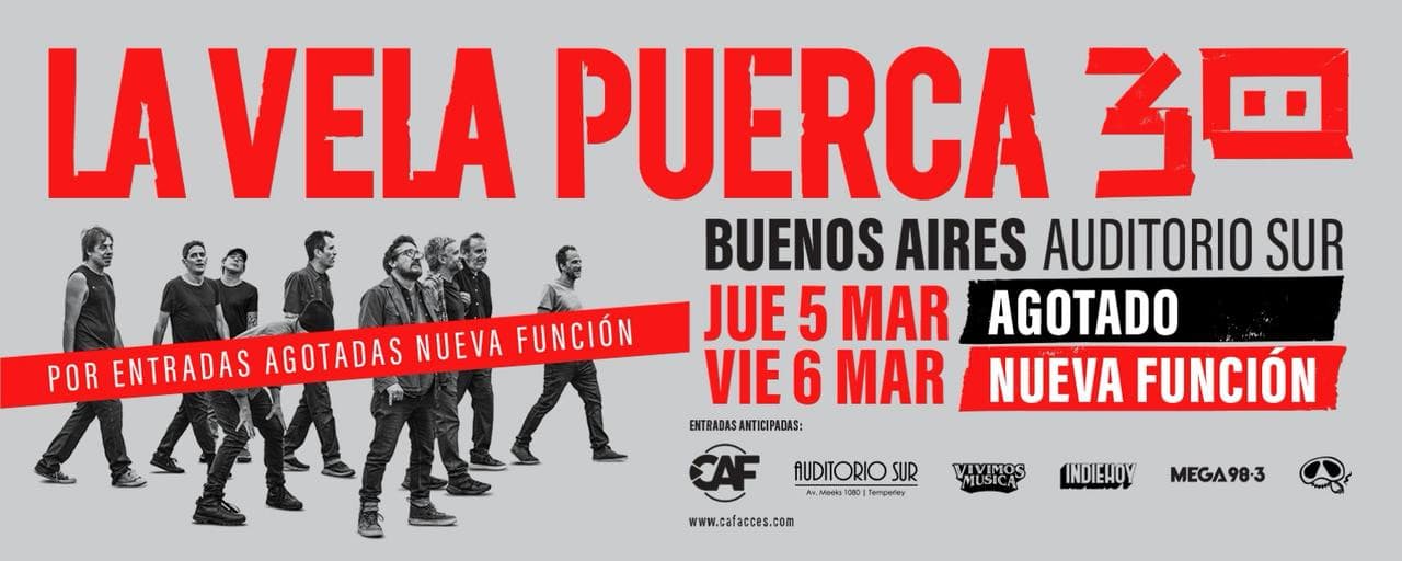 imagen del evento: LA VELA PUERCA EN AUDITORIO SUR