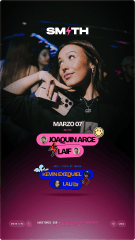 imagen del evento: SMITH 7/3 ⚡