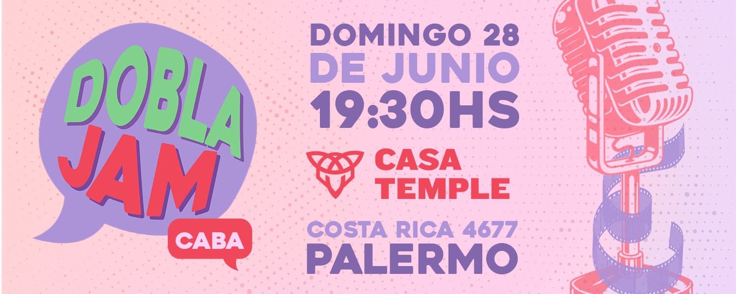 imagen del evento: Dobla JAM - CABA