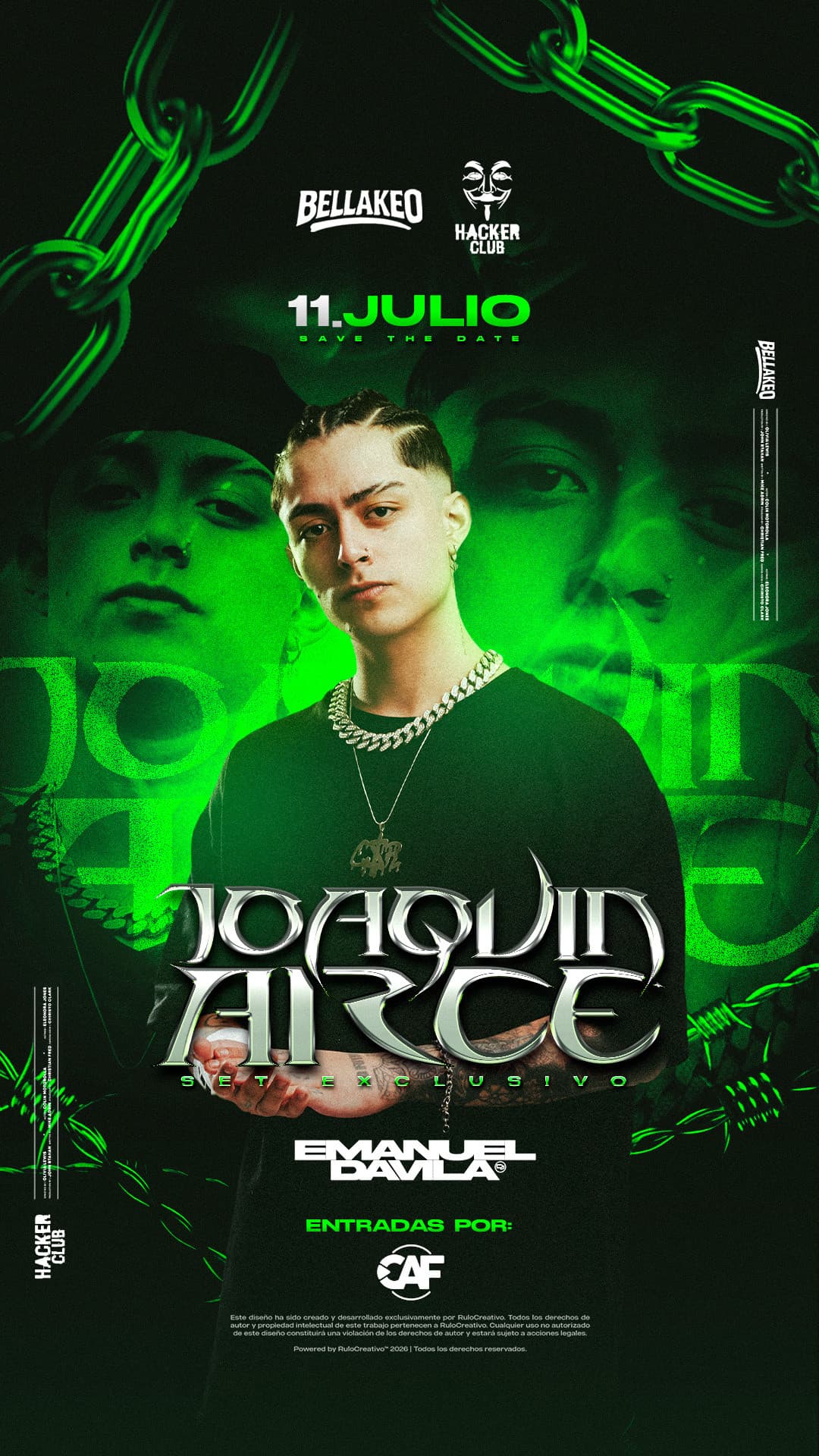 imagen del evento: Bellakeo X Joaquin Arce