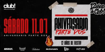 11.07 - ANIVERSARIO PARTE 2 - CLUB! cover image