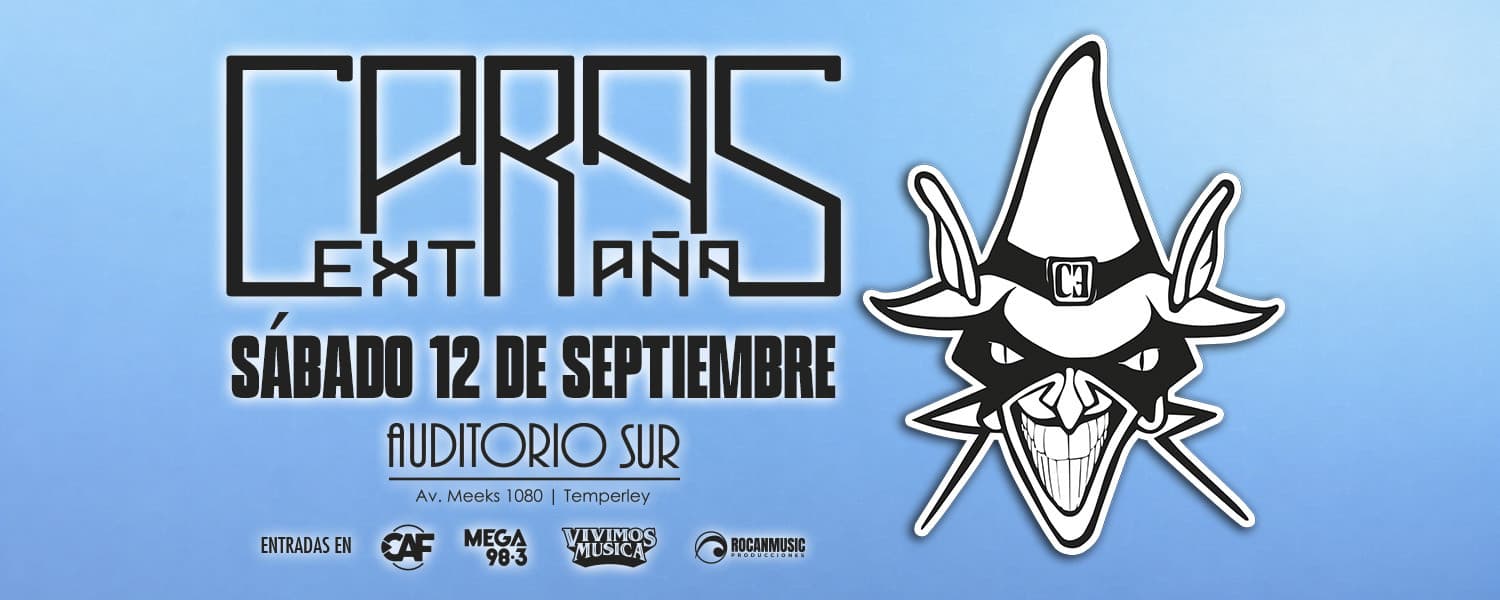 imagen del evento: CARAS EXTRAÑAS EN AUDITORIO SUR