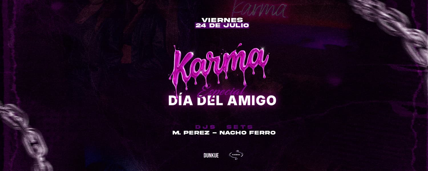 imagen del evento: KARMA | ESPECIAL DÍA DEL AMIGO