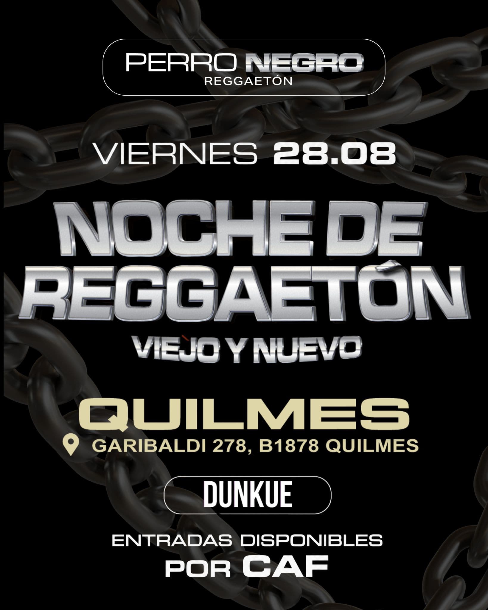 imagen del evento: PERRO NEGRO X DUNKUE