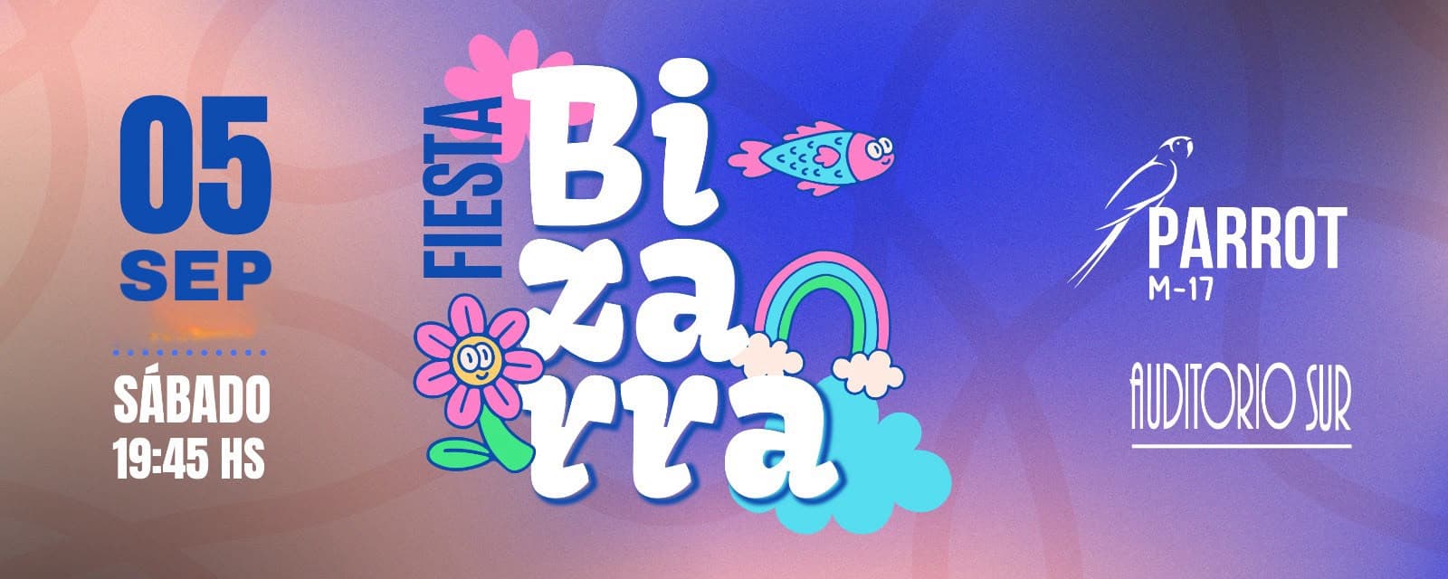 imagen del evento: FIESTA BIZARRA PARROT MATINEE