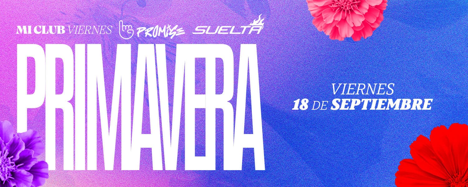 imagen del evento: MI CLUB VIERNES x PROMISE x SUELTA