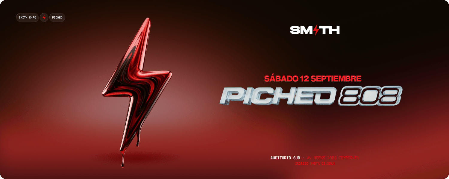 imagen del evento: PICHEO X SMITH 12/9 ⚡