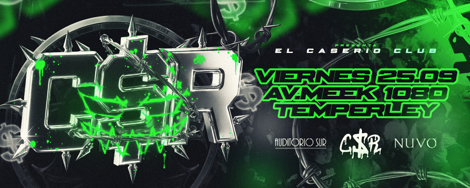 imagen del evento: EL CASERIO CLUB | VIERNES 25/09