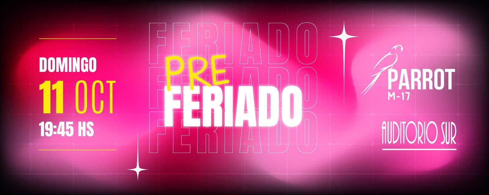 imagen del evento: PRE FERIADO PARROT MATINEE
