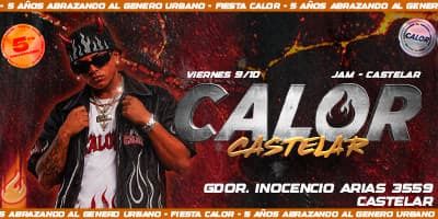 FIESTA CALOR X JAM CASTELAR (ZONA OESTE) cover image