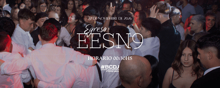imagen del evento: EGRESO EESN9 2026