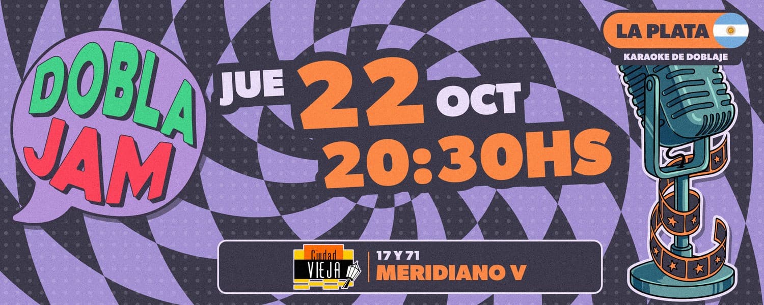 imagen del evento: Dobla JAM - La Plata