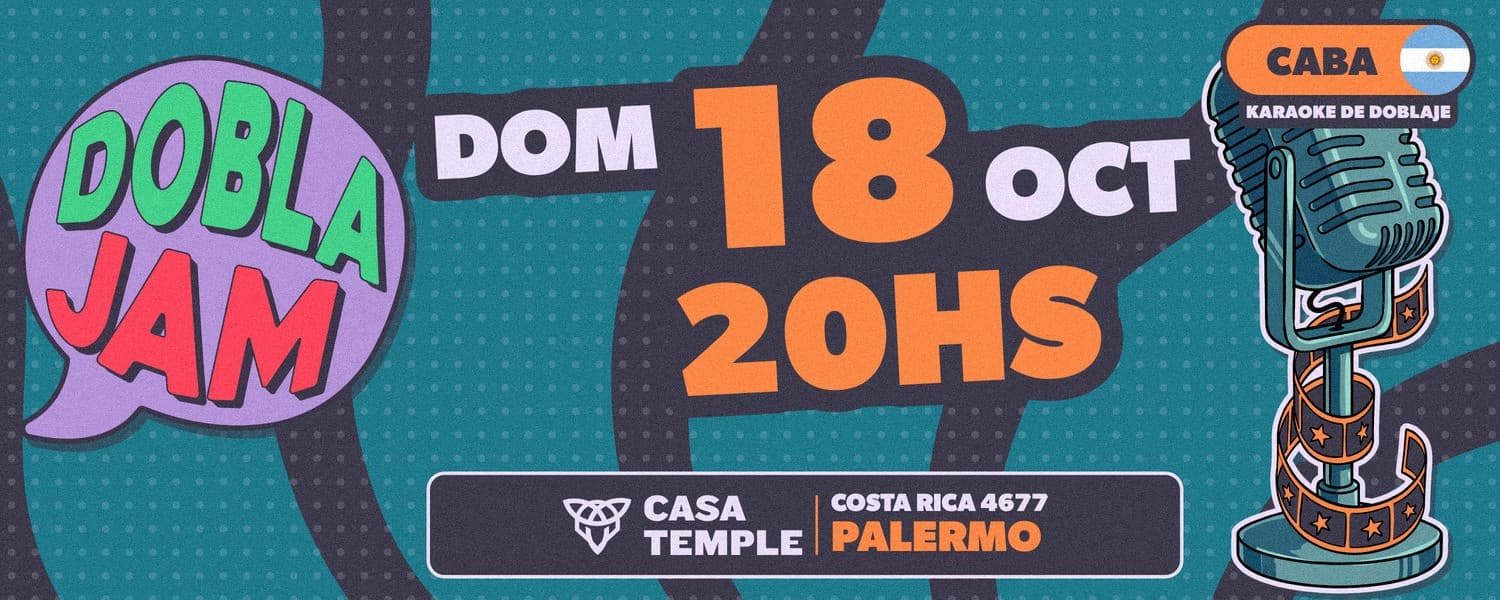 imagen del evento: Dobla JAM - CABA