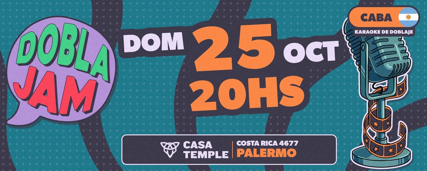 imagen del evento: Dobla JAM - CABA