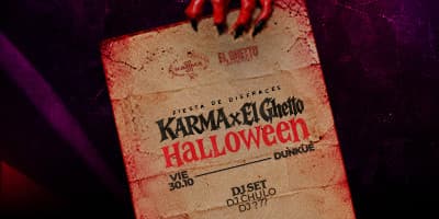 imagen del evento: Halloween | Karma x El Ghetto 🎃🩸
