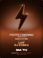 imagen del evento: PERRO NEGRO X SMITH ⚡