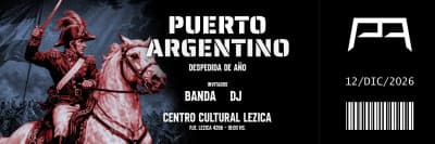 imagen del evento: Puerto Argentino en C.C. Lezica.