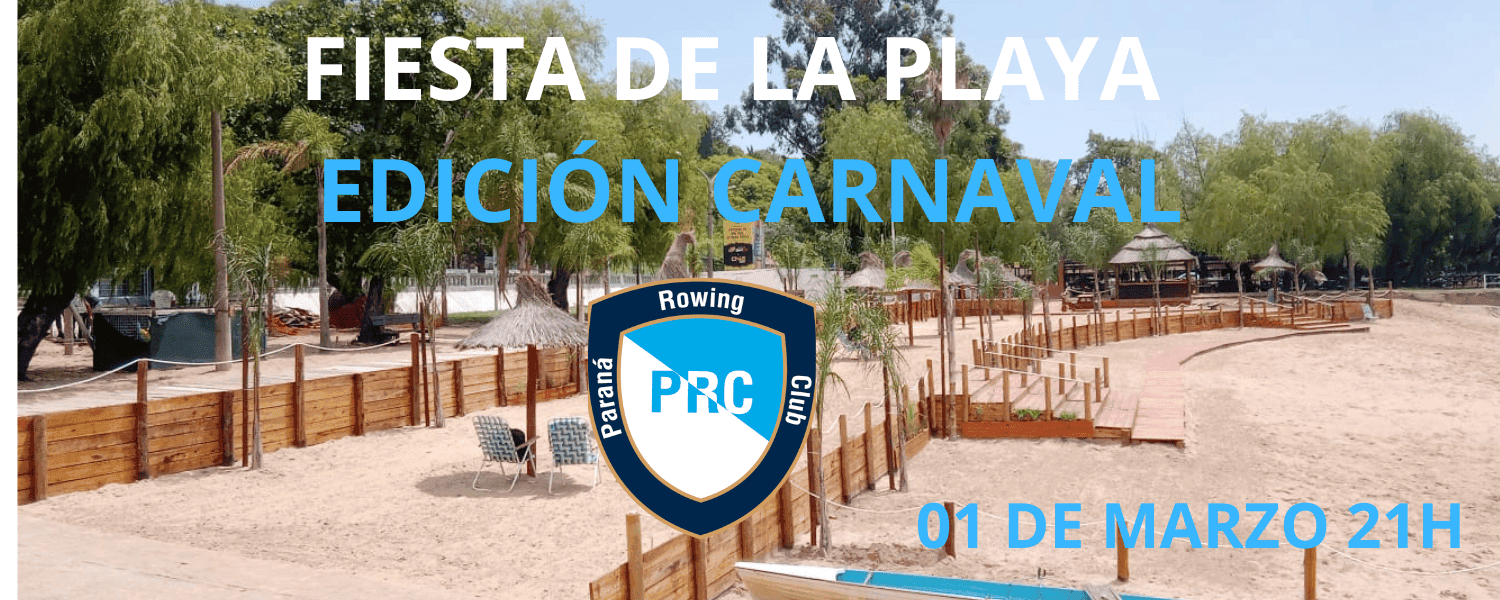 imagen del evento: FIESTA DE LA PLAYA PARANÁ ROWING CLUB