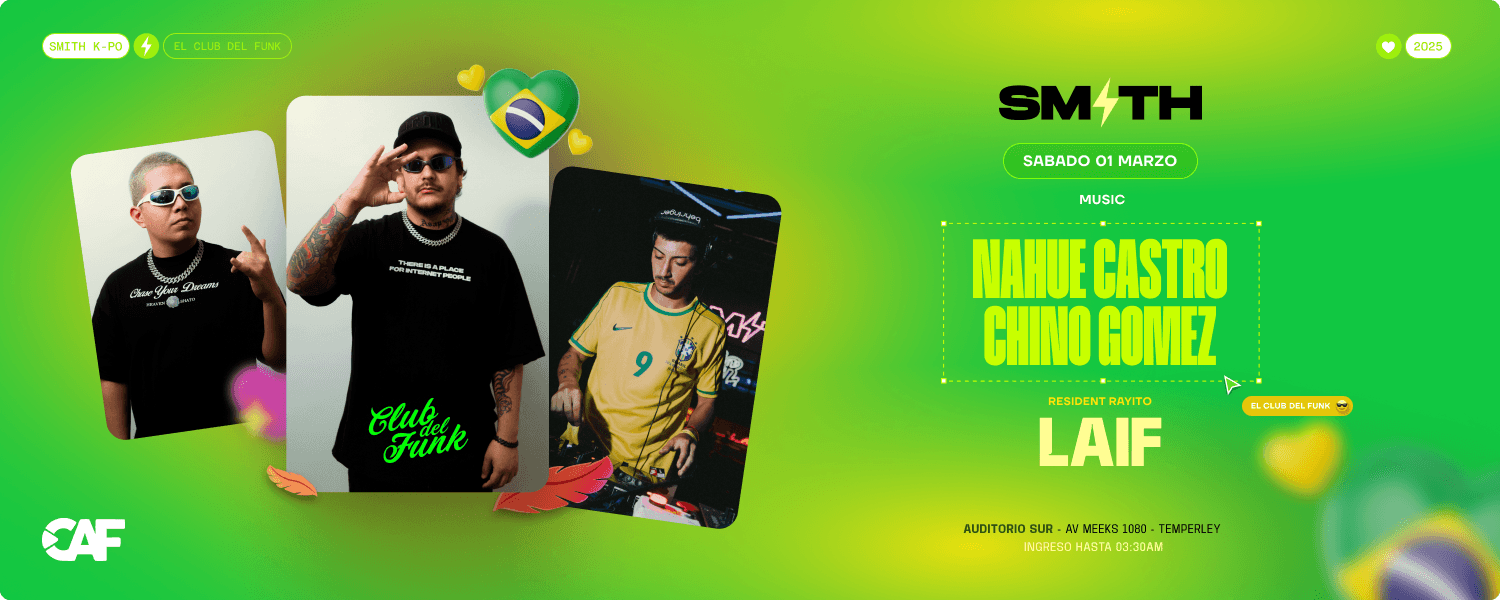 imagen del evento: SMITH X CLUB DEL FUNK 01/03
