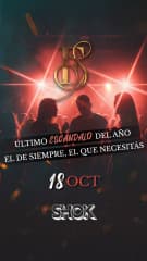 imagen del evento: Escandalo! en SHOK - ULTIMO ESCANDALO DEL AÑO!