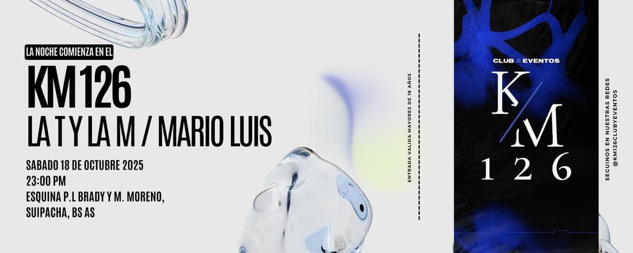 imagen del evento: KM126 LA T Y LA M MARIO LUIS