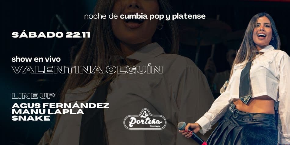 imagen del evento: La porteña x valen Olguín