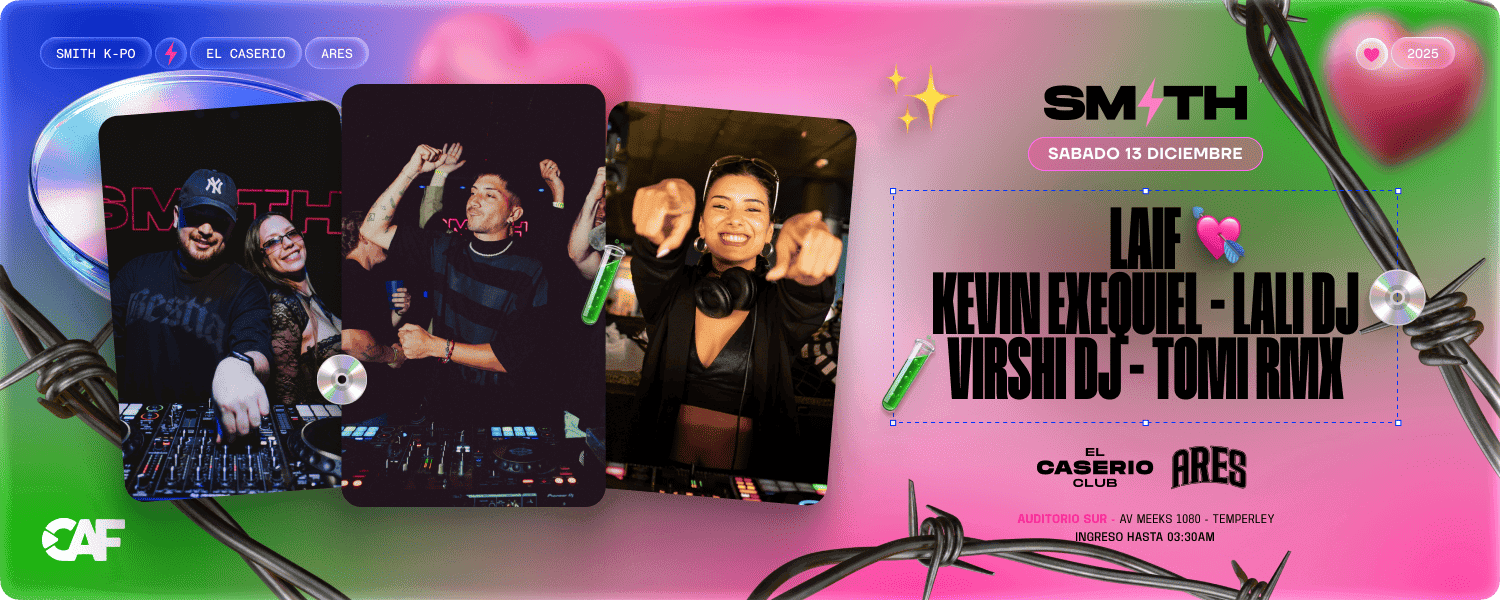 imagen del evento: CHAU 2025 | SABADO 13 🥷📀⚡